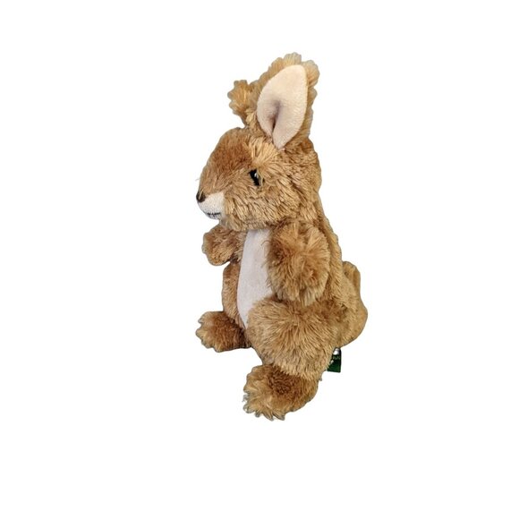 Wild Republic Kangaroo Plush Stuffed Animal 9" Brown Beige Soft Toy - Picture 2 of 9